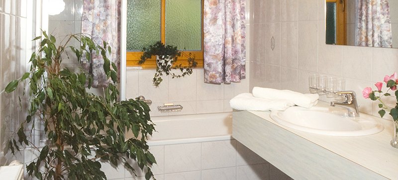 Oberkronbichlhof Appartement 50 m² Badewanne