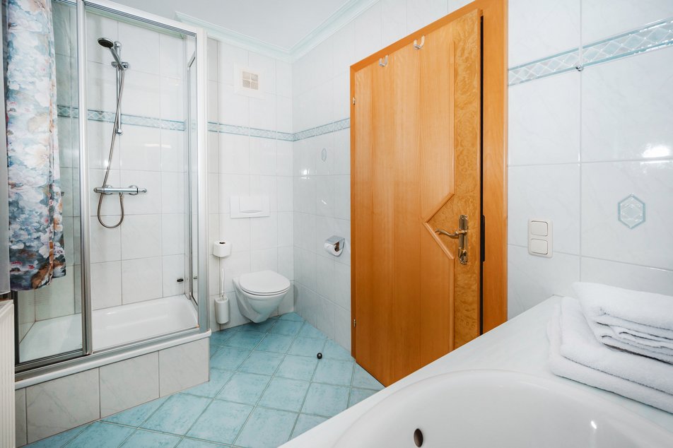 Oberkronbichlhof Appartement 30 m² Badezimmer